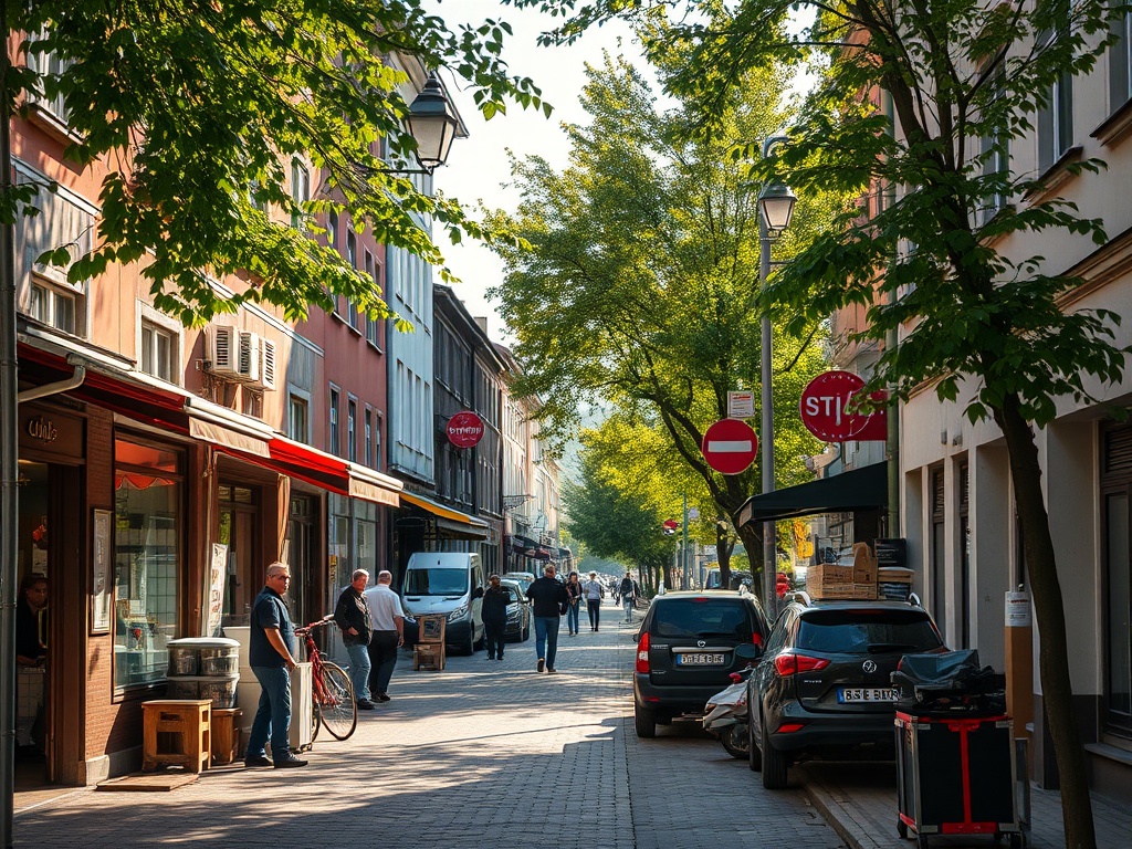Grafika symbolizująca Targi Pracy w Mysłowicach, z hasłem 'Szansa na pracę stałą i wakacyjną'