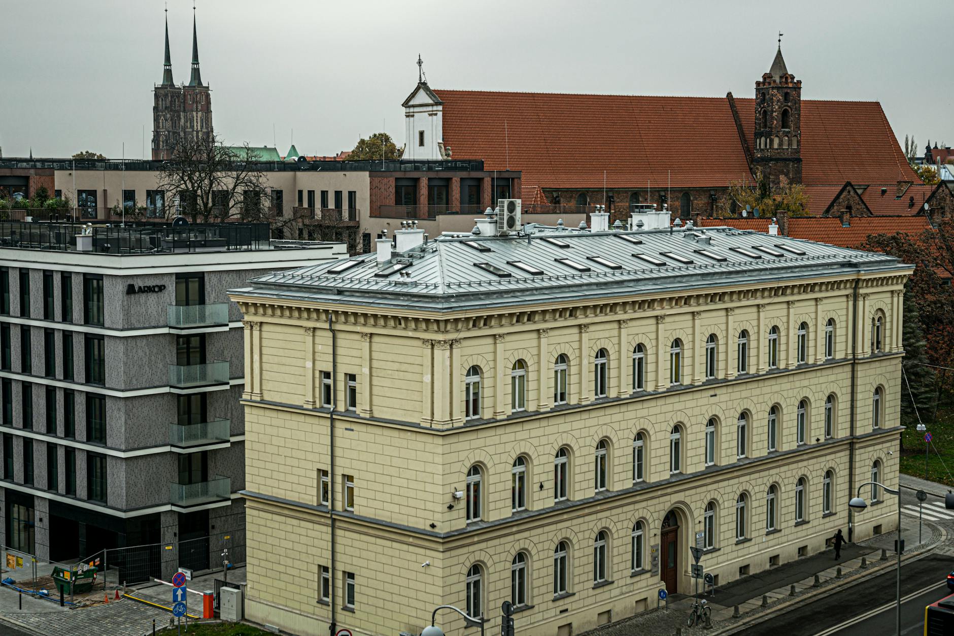 Mapa Mysłowic z zaznaczonymi inwestycjami współfinansowanymi z Funduszy Europejskich